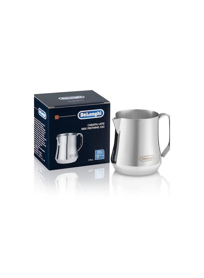 De'Longhi DLSC060 Milk Frothing Jug, 12 oz, Stainless Steel - Image 2