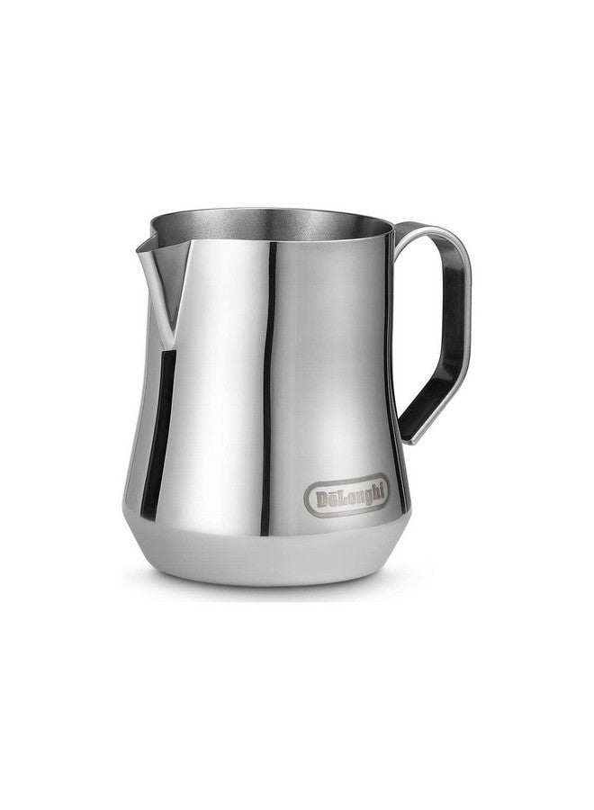 De'Longhi DLSC060 Milk Frothing Jug, 12 oz, Stainless Steel - Image 1
