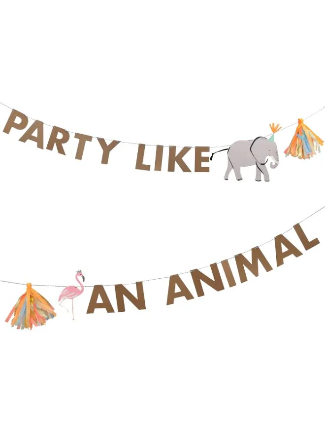 Meri Meri Safari Animals Large Garland