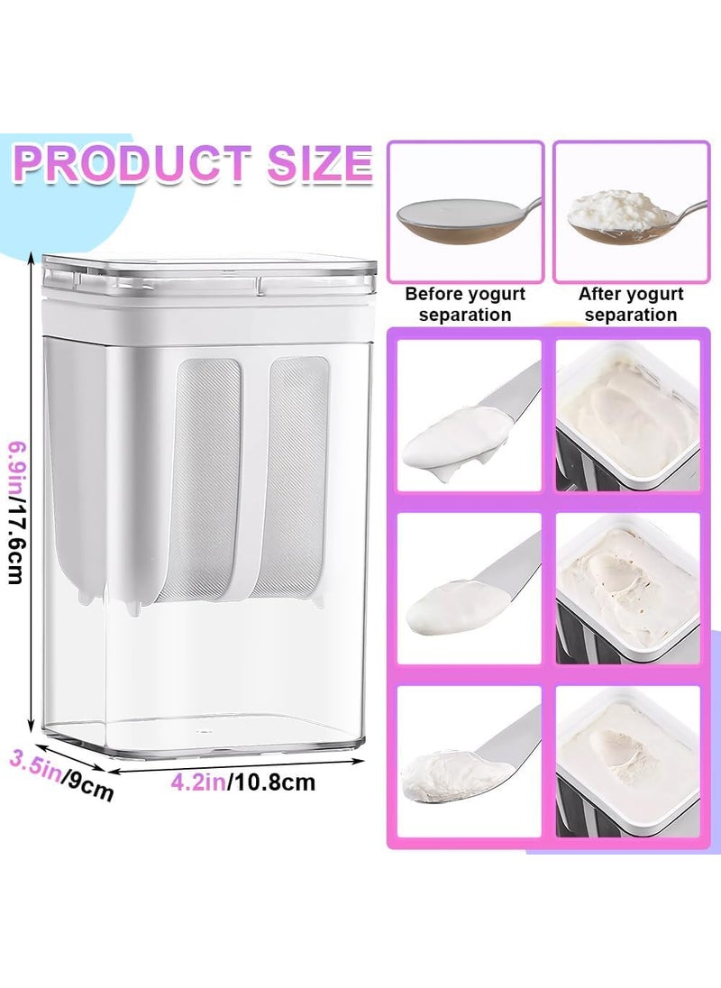 VPGS - VPGS Yoghurt Strainer Homemade Greek Yogurt Filter Yoghurt Whey Separator Yoghurt Maker Yoghurt Cream Cheese Maker Yoghurt Machine with Mesh Strainer - Image 1