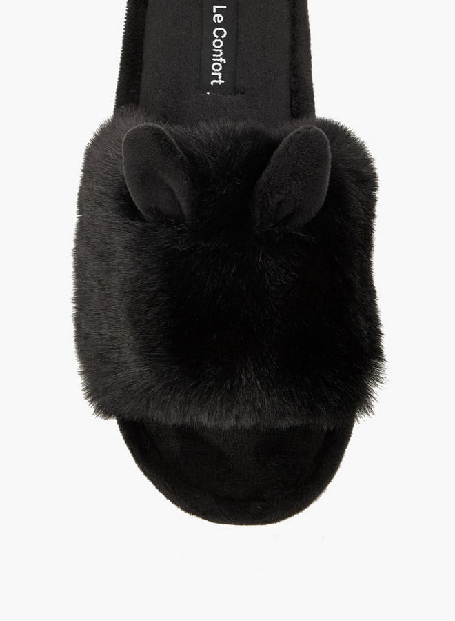 Le Confort Women Ear Applique Bedroom Slippers - Image 4