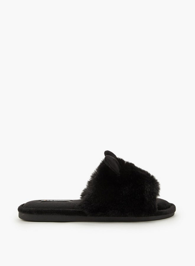 Le Confort Women Ear Applique Bedroom Slippers - Image 1