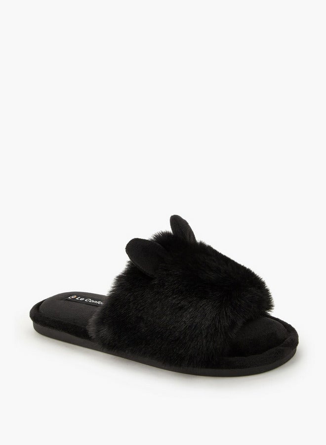 Le Confort Women Ear Applique Bedroom Slippers - Image 2