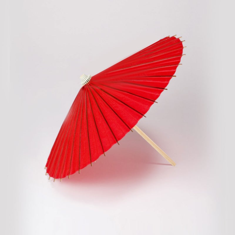 2Pcs Oiled Paper Umbrella Stands Classical Umbrellas Racks Small Paper Umbrellas Racks - Image 2