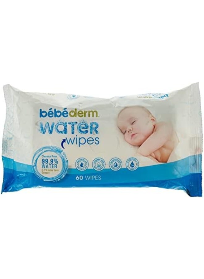 بيبي ديرم مناديل مبللة للأطفال خالية من العطر، 60 منديل