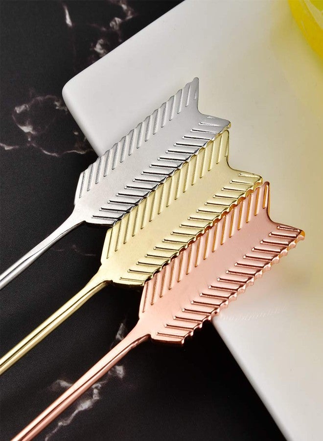 HOKPA Cocktail Picks Arrow, Stainless Steel Reusable Toothpicks Appetizers Sticks for Fruit Cherries Olive Martini Bar Cocktail Picks (9PCS Arrow) - Image 2