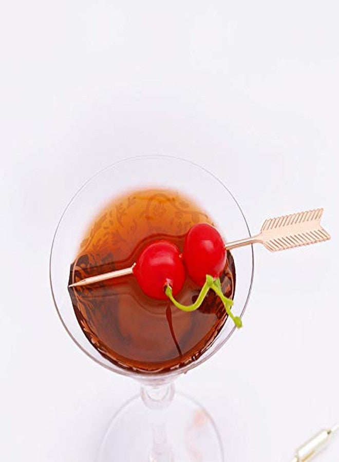 HOKPA Cocktail Picks Arrow, Stainless Steel Reusable Toothpicks Appetizers Sticks for Fruit Cherries Olive Martini Bar Cocktail Picks (9PCS Arrow) - Image 3