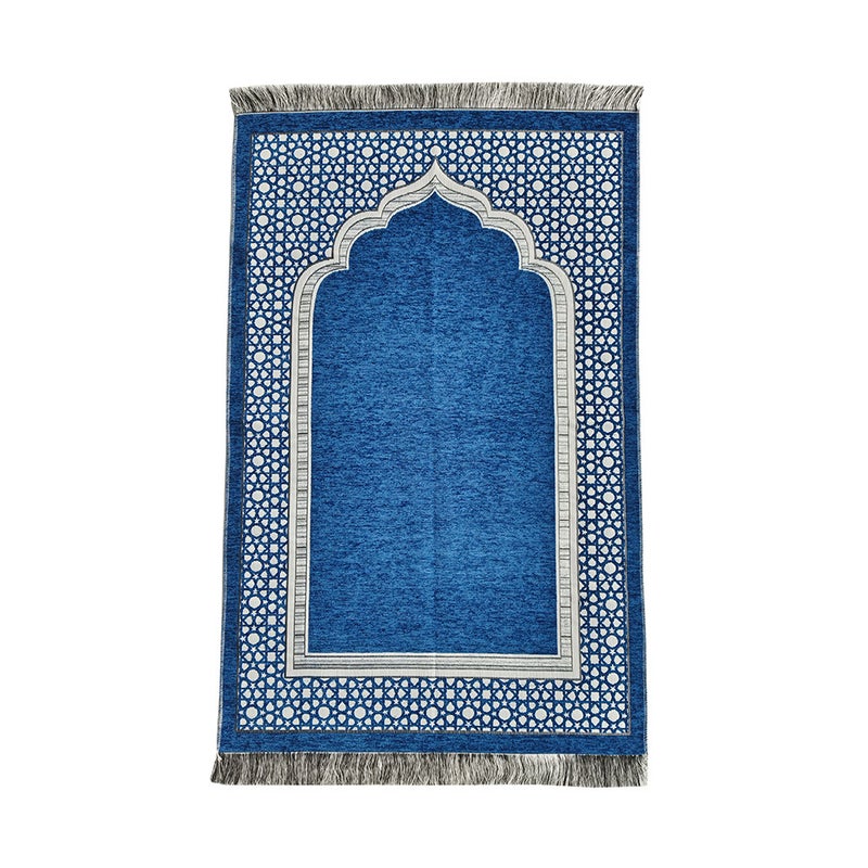 وو سجادة صلاة قابلة للطي محمولة - نسيج شينيل خفيف الوزن للسفر - Image 5