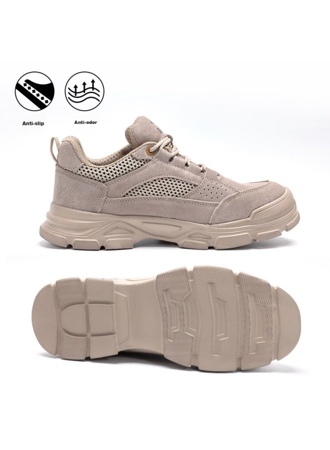 Dinggu Dinggu Safety Shoes For Men, All-season, Non-slip, Wear-resistant, Anti-smashing, Anti-puncture, Plastic Toe Cap, For Welders And Construction Sites, Ulated, Jd11832mhw44  - Image 5