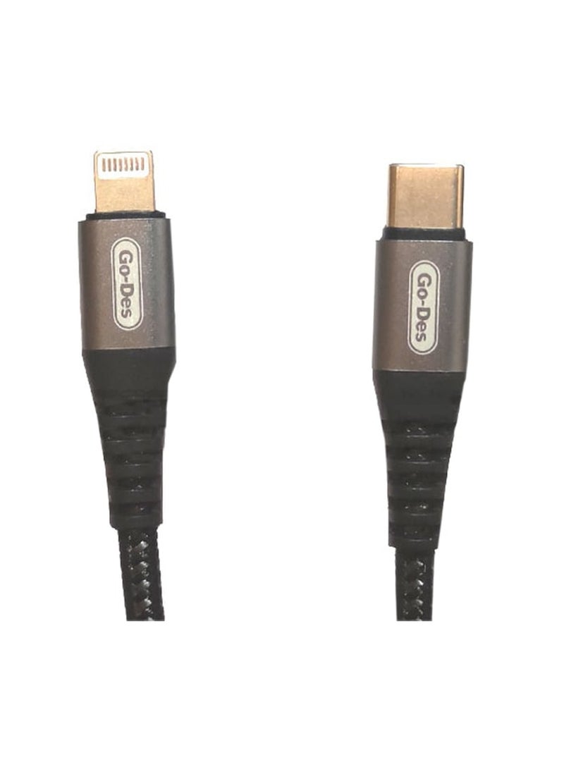 Go- Des  Lightning To Type C Cable GD-UC597