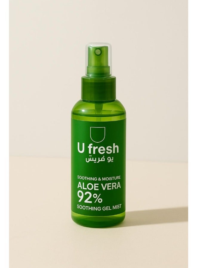 يو فريش ألوفيرا مرطب ومهدئ بنسبة 92% شفاف 150مل - Image 1
