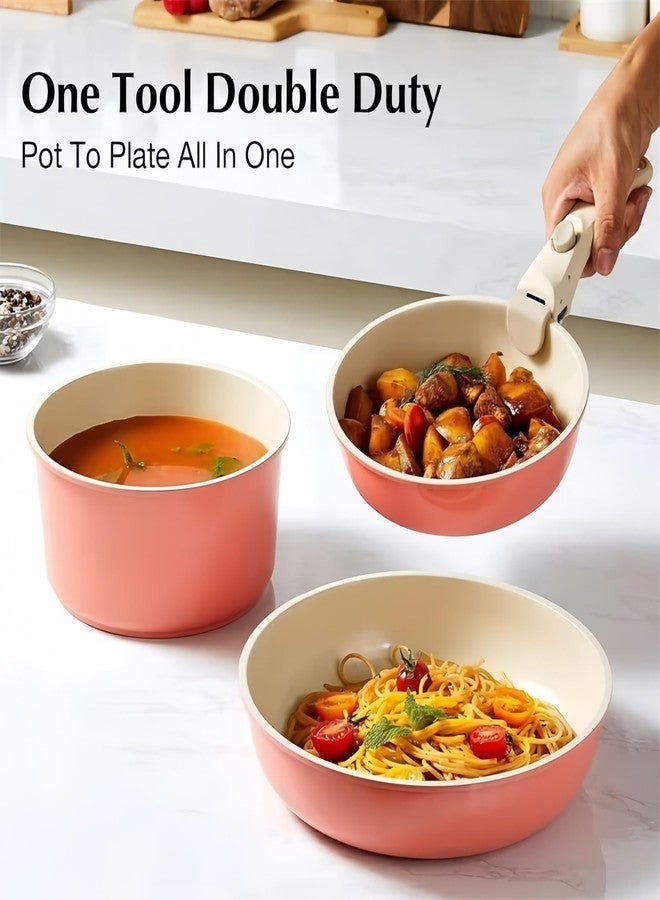 GHYTRIGEN 2 Pcs Removable Pot Handle, 7.5" Detachable Handle for Pots and Pans,Detachable Handle Cookware, Durable & Heat-Resistant Universal Cookware Handle Replacement, Fits All Cookware - Image 3