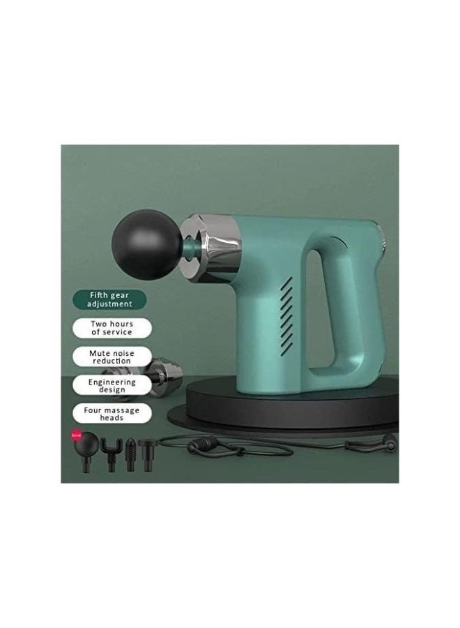 Professional Muscle Massage Gun 5 Adjustable Speeds Rechargeable Percussion Massage Gun with 4 Massage Heads for Pain Relief (Back/Neck/Shoulders/Legs) - Image 5