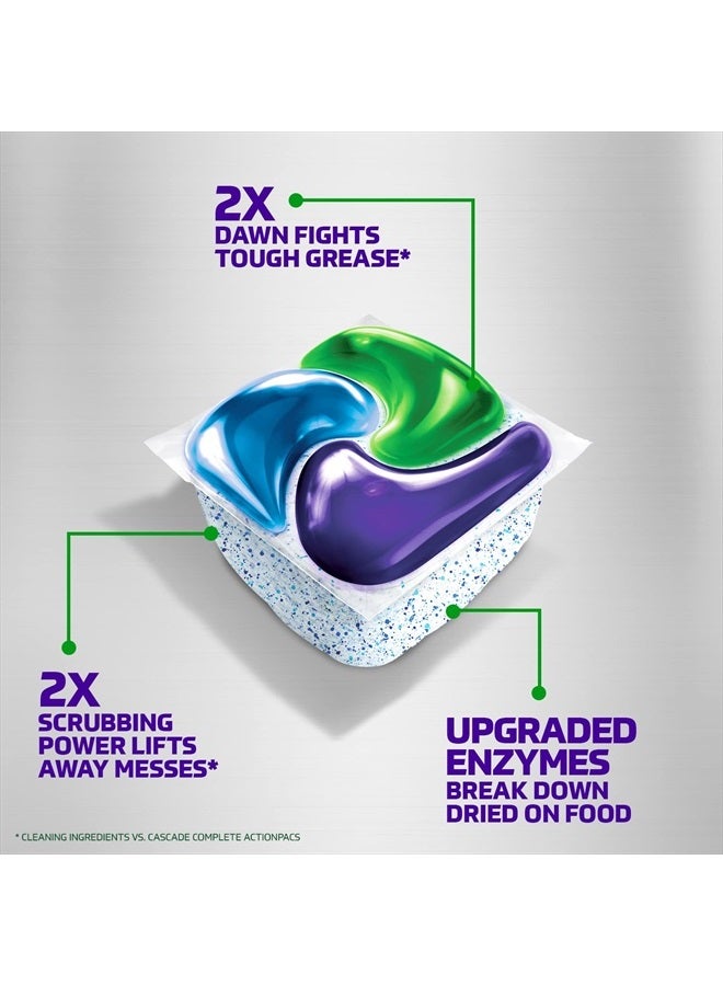 Cascade Platinum Plus Dishwasher Pods, Dish Detergent ActionPacs, Fresh, 21 Count - Image 4