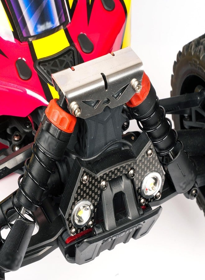 طقم إضاءة من النايلون والكربون، يشمل مصابيح أمامية وخلفية لسيارة Arrma 3S 1/8 Typhon V4، ومصابيح خلفية متينة مُحسّنة، ومجموعة مصابيح LED أمامية وخلفية لسيارة تحكم عن بعد بمقياس 1/8. - Image 5