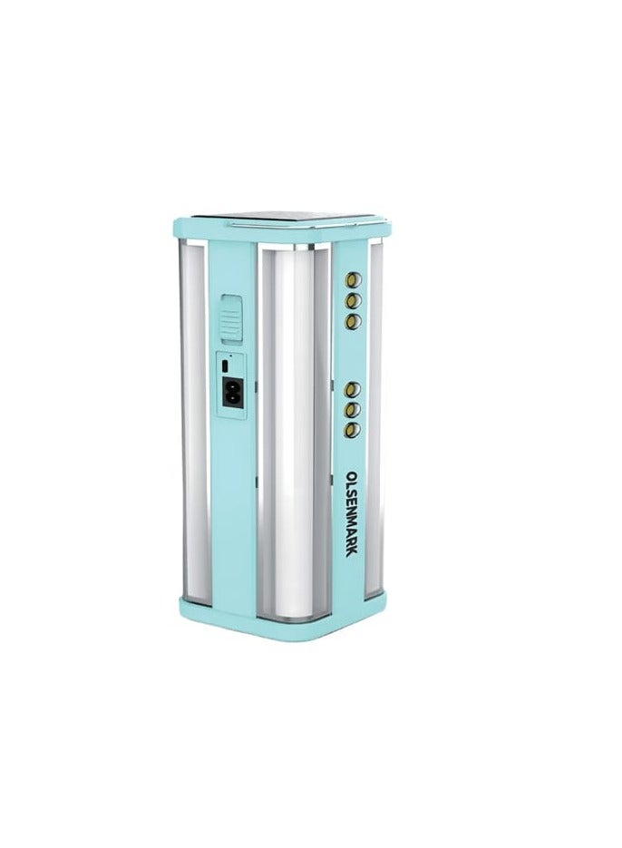 أولسنمارك فانوس LED محمول متطور يعمل بالطاقة الشمسية من Olsenmark OME2848 يتميز بكفاءة عالية وتصميم متين ووقت تشغيل ممتد للاستخدام الداخلي والخارجي