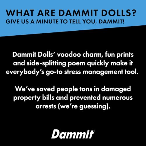 Dammit Doll دمية داميت إصدار محدود مجموعة أزياء مبتذلة لتخفيف التوتر هدية مزحة دمية جينز - Image 5