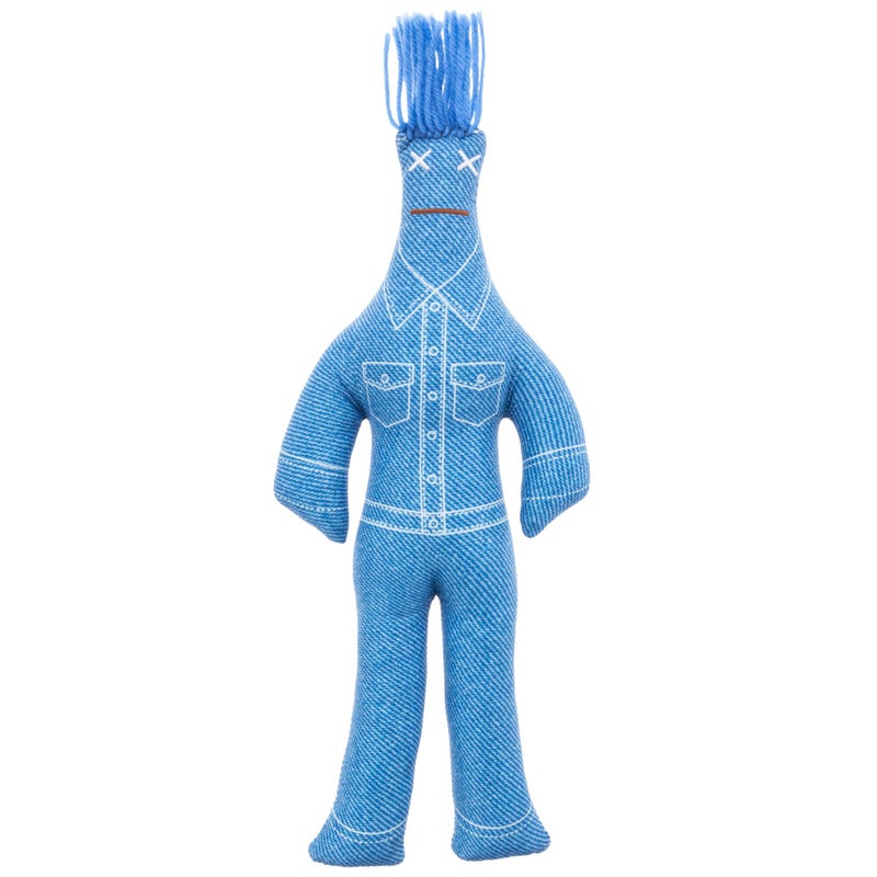 Dammit Doll دمية داميت إصدار محدود مجموعة أزياء مبتذلة لتخفيف التوتر هدية مزحة دمية جينز - Image 3