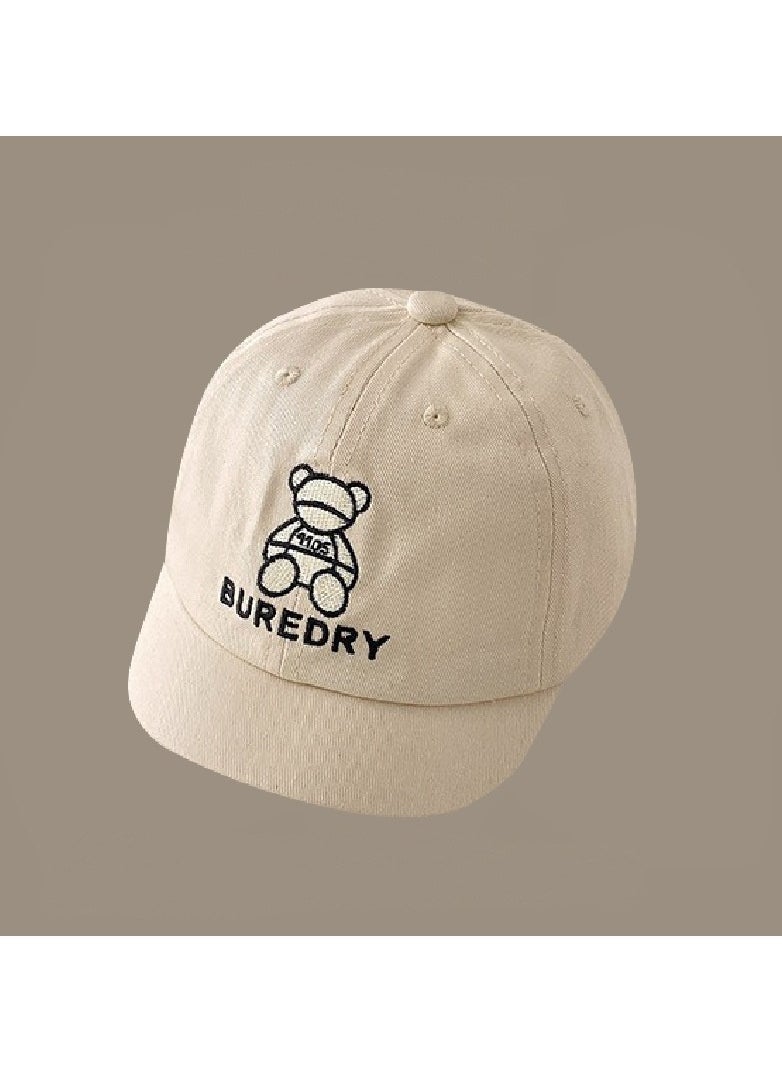 KUYING Beige Series Duckbill Cap Children's Cute Hat 