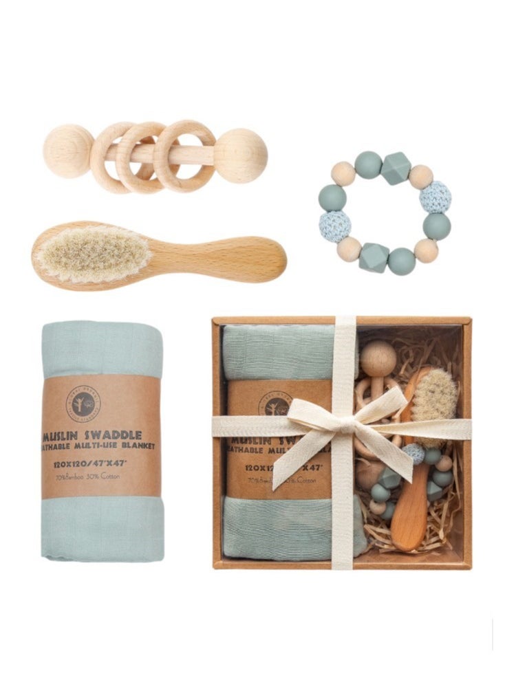Bambimici Bambimici - Multi -use Box  for Newborn - Blue Grey  - Image 1