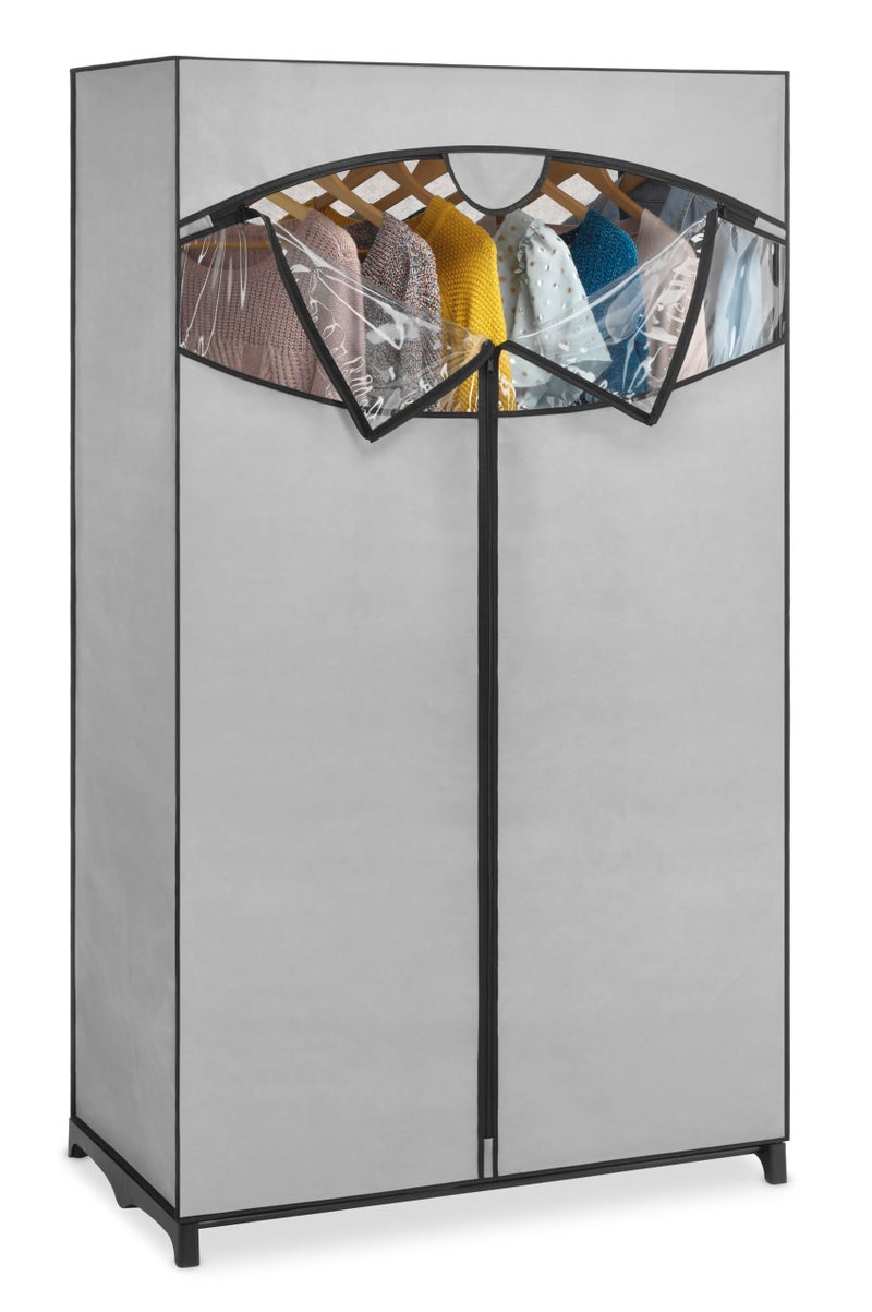 Whitmor Portable Clothes Closet, 36 inches, Grey - Image 2