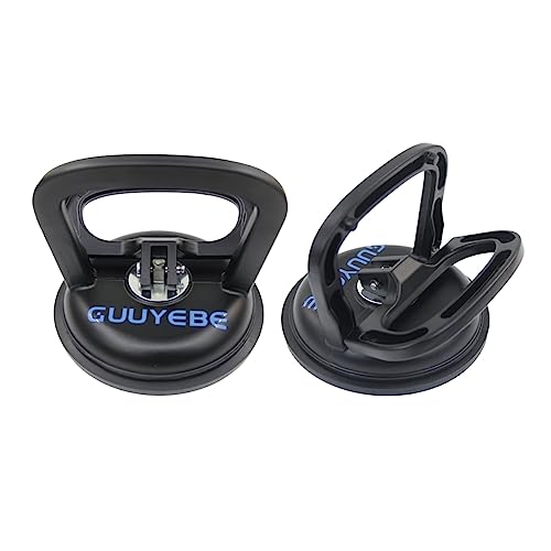 GuuYebe Heavy Duty Suction Cup Vacuum Suction Cups for TV LED LCD Glass Mirror Screen Panel Granite Tiles and Compatible with Dent Puller to car Repairs Lifting Handle Removal Tool 2 Pack - Image 1