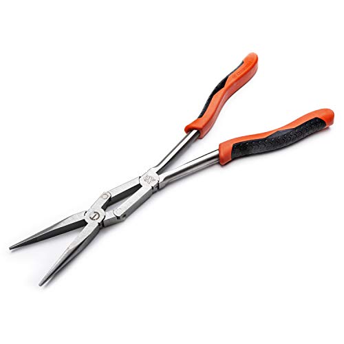 Crescent X2 Straight, Long Nose, Dual-Material Pliers - Premium Basic Tools - PSX200C-06 - 13", Red & Black - Image 2