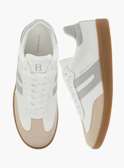Flora Bella By Shoexpress Women Colourblock Shoes with Lace-Up Closure