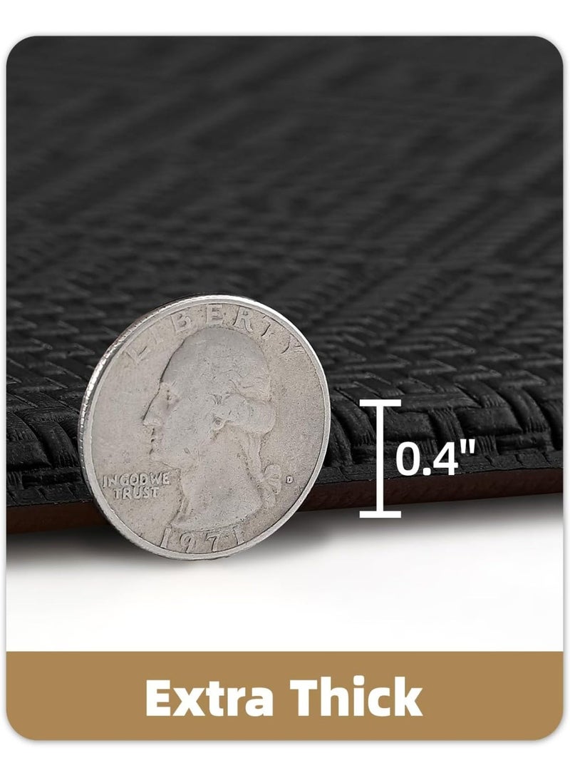 AiQi Kitchen Mats, 2pcs 45x75cm + 45x150cm Waterproof Non-slip Anti Fatigue Mats for Kitchen Floor, Durable Resilient Standing Kitchen Runner Rug Floor Mat Set for Home Office Laundry Room - Image 4