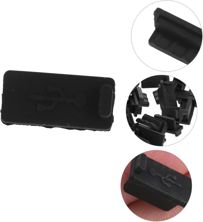 OSALADI 32pcs USB Connection Port Plugs Random Color Dustproof Stoppers for Laptop Device Protection Durable Covers for USB Ports Easy to Insert Remove - Image 5