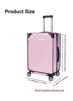 Generic 24 Inch Clear PVC Suitcase Cover Protectors  - Image 2