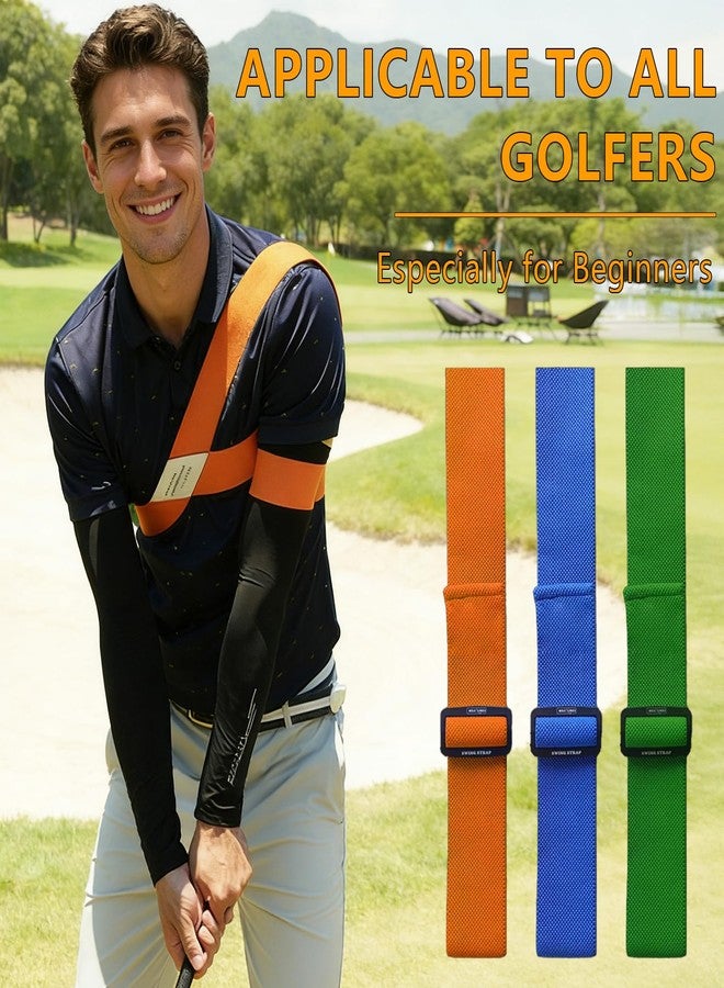 DonDofla Golf Grip Trainer | Golf Swing Training Aid for Golf Wrist Practice, Slider Golf for Beginners Golfs Sports to Improve Swing Stability, Golf Swing Correcting Arm Accessories (Orange) - Image 3