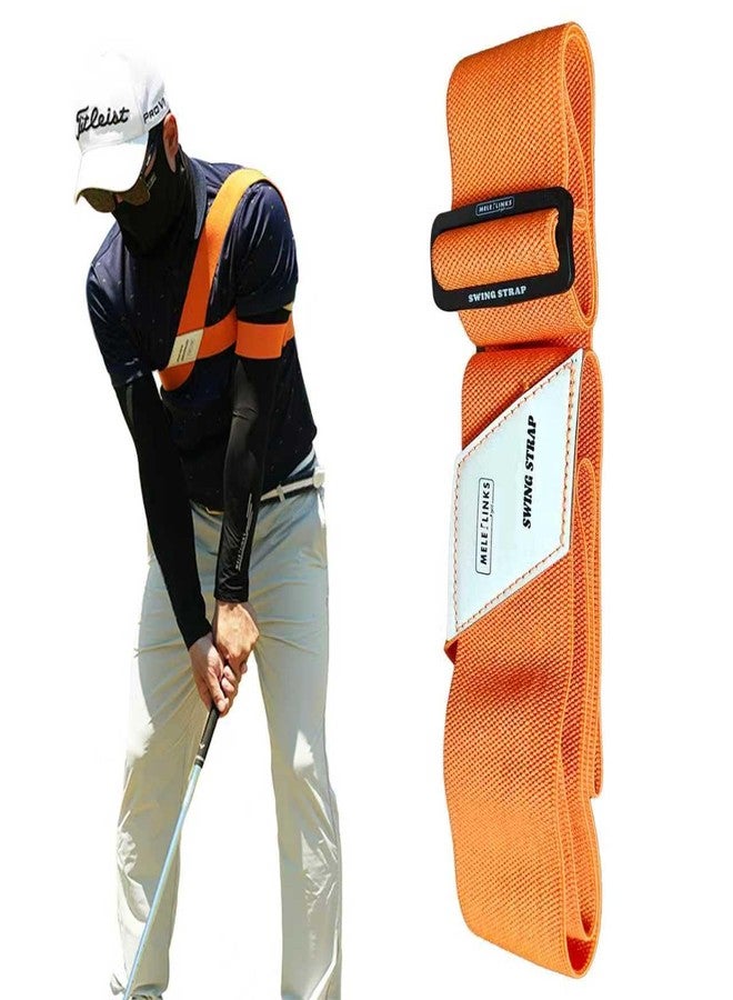 DonDofla Golf Grip Trainer | Golf Swing Training Aid for Golf Wrist Practice, Slider Golf for Beginners Golfs Sports to Improve Swing Stability, Golf Swing Correcting Arm Accessories (Orange) - Image 1