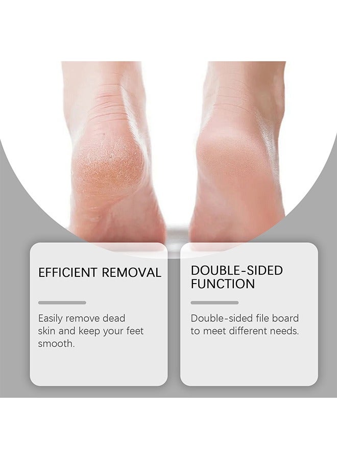 EELHOE Foot File, Heel File Double-Sided Foot Scraper For Callus Removal, Stainless Steel Foot File For Removing Cracked Heels And Dead Skin, Professional Pedicure Tools For Men And Women - Image 3