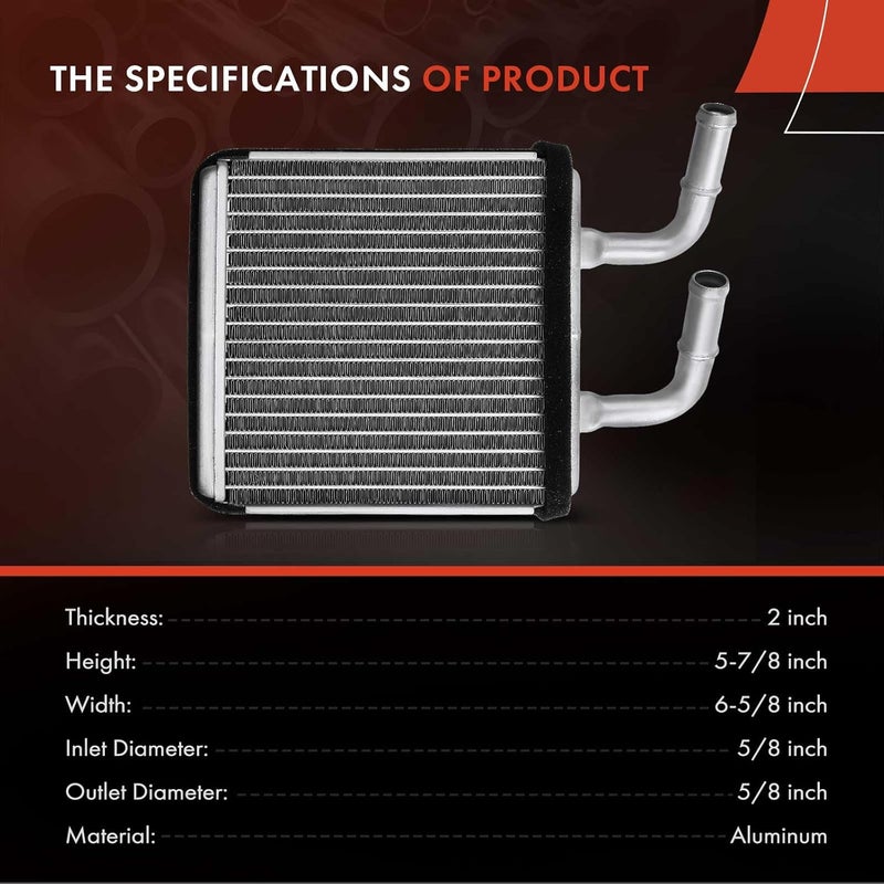 A-Premium Rear HVAC Heater Core for Ford and Lincoln Models - Image 3