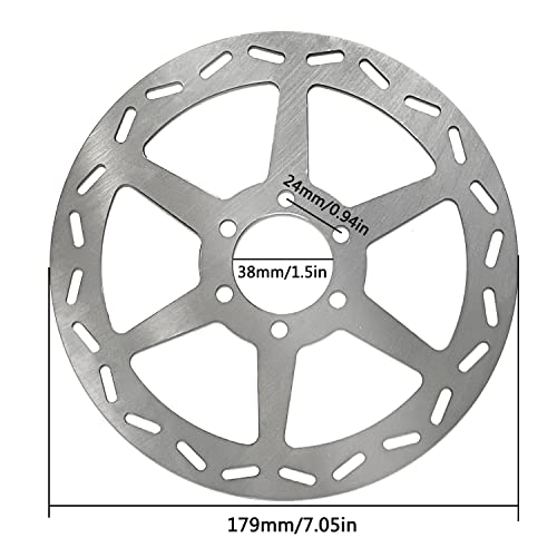 HOLATO Rear Brake Disc Rotor with Pads for Motovox MBX10 MBX11 Baja Doodle Bug DB30 Blitz Racer Coleman CT100U CC100X CK100 SK100 Mega Moto MM-B80 TrailMaster TAOTAO ATD80A RT100 Mini Bike Go Kart - Image 3