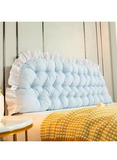 Hihonor 50*180cm Bedside Cushion, Soft Bag, Bed Cushion, Reading Large Back Cushion, Sofa Pillow (Blue)  - Image 1
