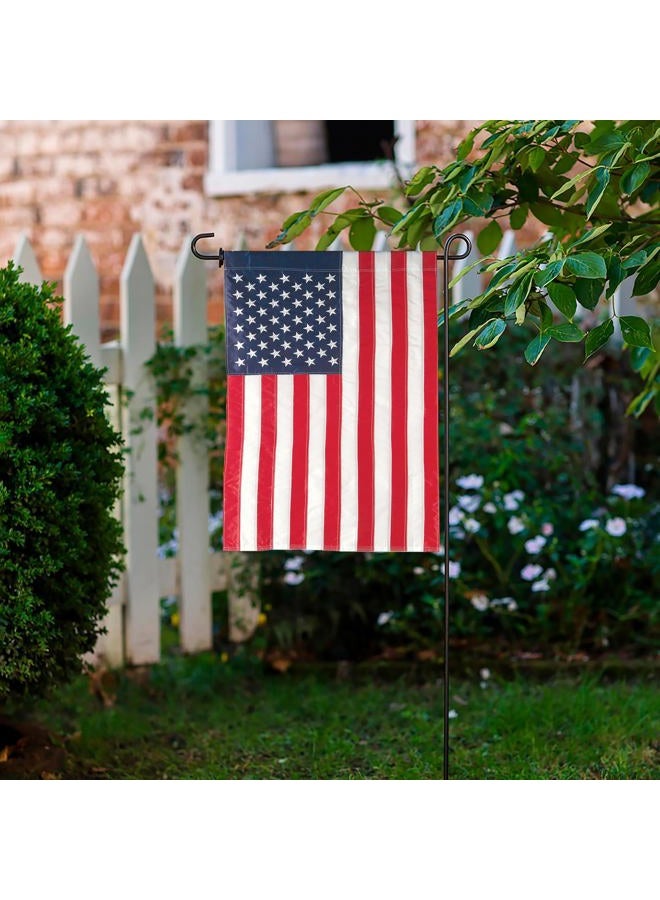 Evergreen Flag American Double Sided Denier Nylon Garden Flag - 18" x 12.5" - Image 2