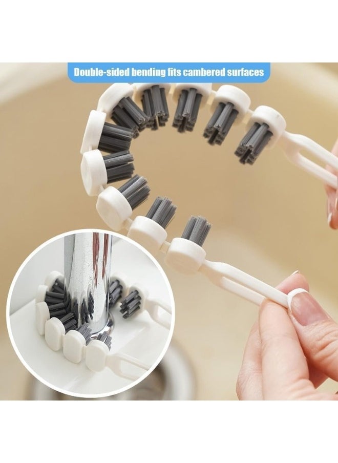 Generic 2pcs Home Use Cleaning Brushes, Corner Cleaning Brushes, Bathroom Gap Cleaning Brush, Flexible Cleaning Brush  - Image 5
