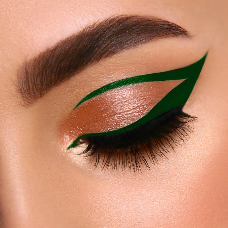 Armaf Beaute Dip In Liquid Eyeliner Emerald Rich Colour 4ml, Water Resistant Matte Black Eye Liner, Lightweight, Long Lasting & Smudge Proof, Weightless Formula, Precision Tip For Bold & Defined Eyes - Image 4
