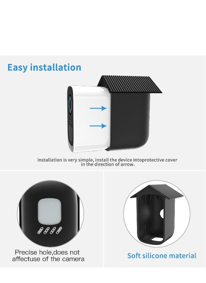 General - Protective Silicone Skin for Eufy Cam 3C, Security Camera Protect and Camouflage Weatherproof Security Camera Mount  (2 Pack) - Image 1