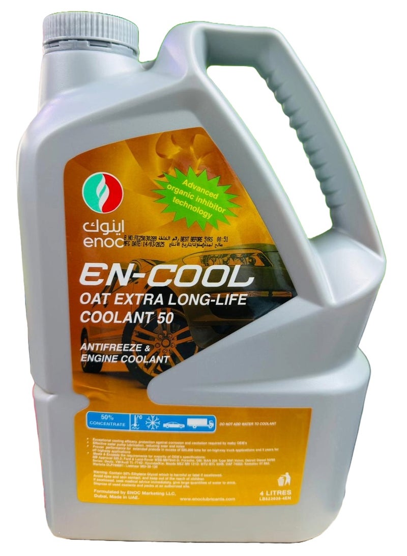ENOC EXTRA LONG LIFE COOLANT OAT 4LTR - Image 1