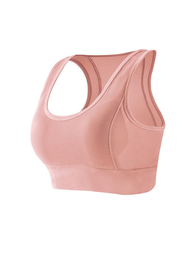 Loquat No Steel Ring Gathering Mesh High Strength Shock Proof Sports Bra 