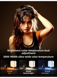 Generic Led Small Outdoor Shooting Soft Light Handheld Portable RGB Full Color Pocket Light Mobile Phone Live Selfie Lighting Light-Specifications:[RGB Full Color] Fill Light + Variable Octopus Bracket  - Image 4