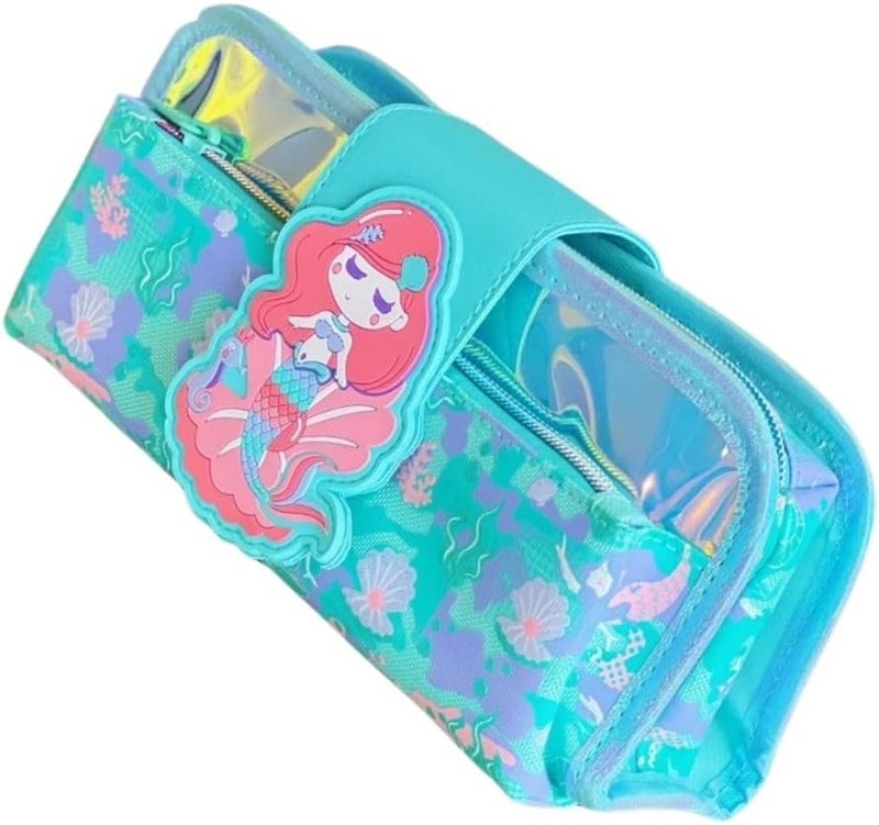 Glitters Mermaid Style Multi-Compartment Pencil Case - Image 5