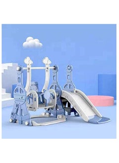 RBWTOYS RBWTOYS- 3 in 1 Swing and slide for Kids indoor Toddler Climber and Swing Set with Basketball Hoops  - Image 2