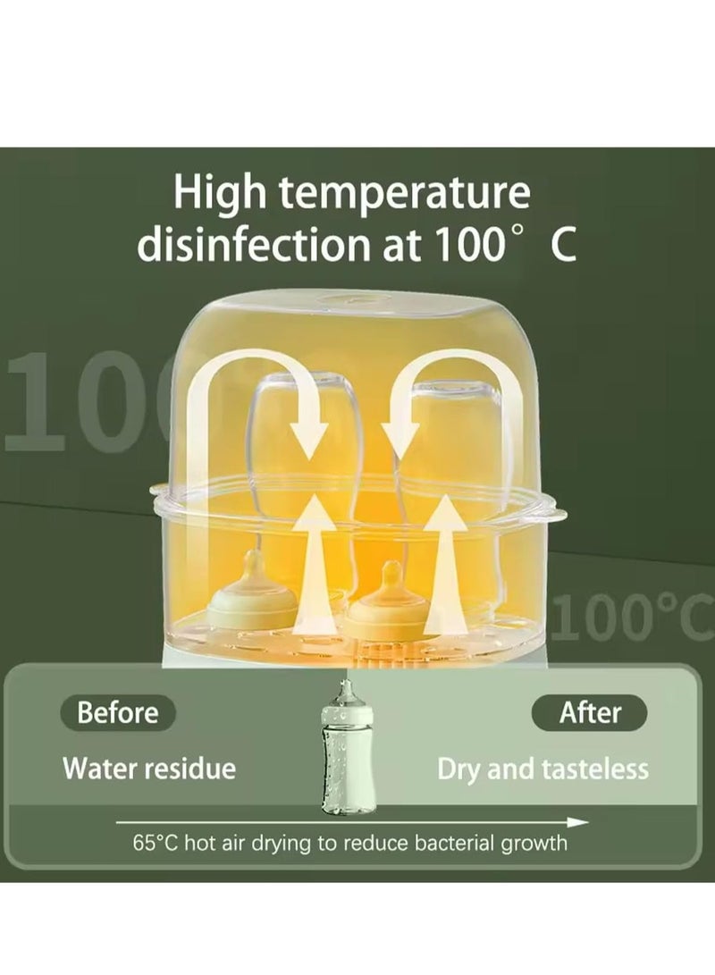 Joyelink Baby Bottle Sterilizer and Dryer, Electric Steam Sterilization Machine Universal Sterilizing, Steam Bottle Sanitizer for Baby Pacifiers, Baby Bottles & Breast Pump Parts - Image 2