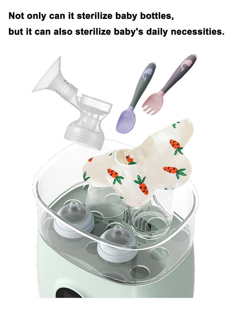 Joyelink Baby Bottle Sterilizer and Dryer, Electric Steam Sterilization Machine Universal Sterilizing, Steam Bottle Sanitizer for Baby Pacifiers, Baby Bottles & Breast Pump Parts - Image 5