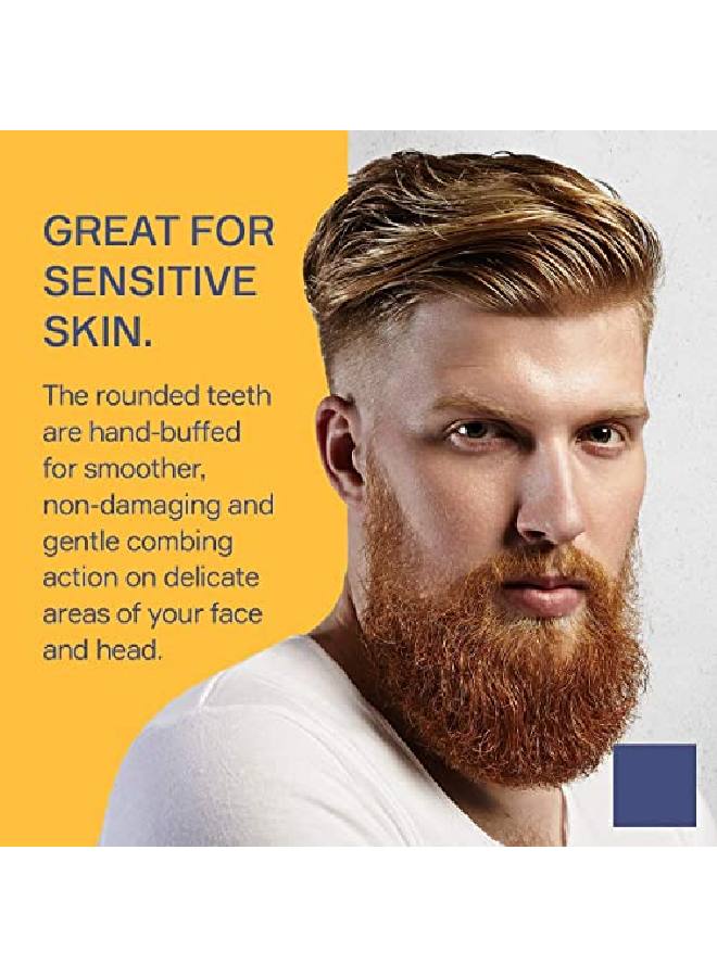 Seven Potions Hair Comb For Men 7.1 Inch Fine And Coarse Tooth For Hair Beard And Moustache Hand Made And Sawcut (Hair Comb H1) - Image 5