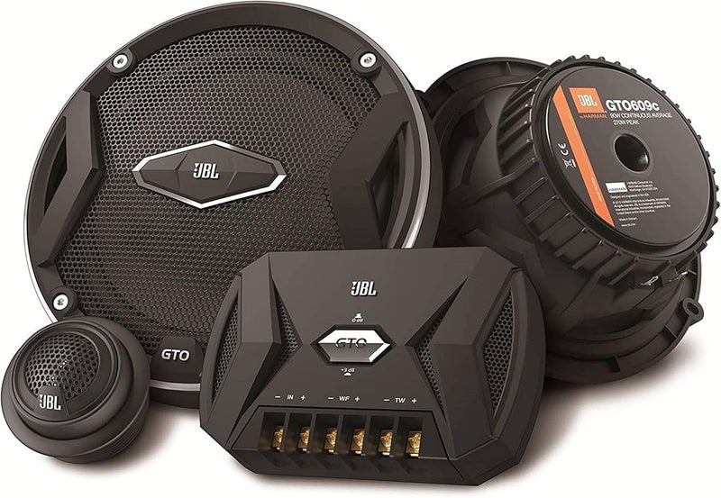 JBL JBL GTO609C 270 Watts 612 Premium Car Audio Component Stereo Speaker System with Patented Plus One WooferCone Technology - Image 1